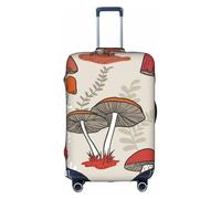YFSGDLBN Housse de protection élastique pour valise, motif champignons rouges, blanc, S