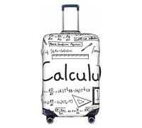 YFSGDLBN Housse de protection élastique pour valise, motif géométrique mathématique, geek calculus, blanc, XL