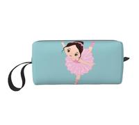 YFSGDLBN Little Ballerina Dancing Girl Imprimé Receive Bag Daily Storage Bag Makeup Bag