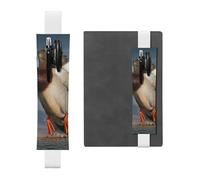 YFSGDLBN Mallard Duck Trousse à crayons en cuir imprimé, blanc, Taille unique, Pochette à monnaie