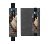 YFSGDLBN Mallard Duck Trousse à crayons en cuir imprimé, Noir , Taille unique, Pochette à monnaie