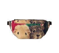 YFSGDLBN Sac à bandoulière imprimé cochons d'Inde mignons pour tous les jours, Noir , Taille unique