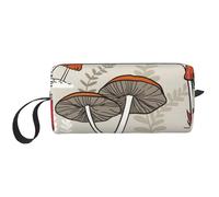YFSGDLBN Sac de rangement portable de voyage avec imprimé champignons rouges, blanc, Taille unique