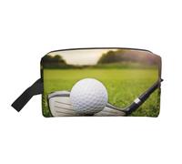 YFSGDLBN Sac de rangement portable imprimé balle de golf sac cosmétique sac de toilette