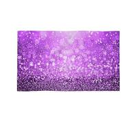 YFSGDLBN Serviette de toilette à séchage rapide avec paillettes violettes scintillantes