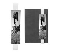 YFSGDLBN Tracteur Agriculture Tranquil Porte-stylo en cuir imprimé marque-page, blanc, Taille unique, Pochette à monnaie