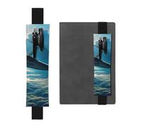 YFSGDLBN Trousse à crayons en cuir imprimé avions de chasse, Noir , Taille unique, Pochette à monnaie