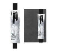 YFSGDLBN Winter Old Trousse à crayons en cuir imprimé Motif téléski, Noir , Taille unique, Pochette à monnaie