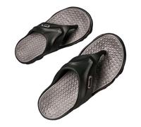 YFSJJ Tongs Hommes antidérapant Résistant à L'usure Chaussures de Plage, Hommes été à la Maison Personnalité Clip Foot Tongs Massage Pantoufles, antidérapant Résistant (Size:EU 47,Color:/Grey)