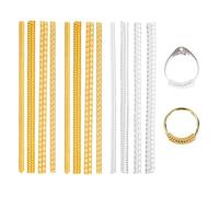 YFTRFR 12 Pièces Ajusteurs pour Taille de Bagues, Ring Sizer Réducteur Resizer Transparent Espaceur Invisible pour Femme et Homme Tutti Alliances, Lâche Taille de Bijoux(2 Couleur)
