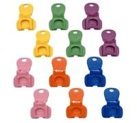 YFTRFR 12 Pièces Ouvre-Canettes Plastique Coloré, Ouvre-Canettes Manuel Ouvre-Boîtes Facile pour Bière Soda Outil Ouverture Anti-Dérapante Outil de Cuisine Ouvre-Bouteilles pour Maison et Voyages