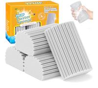 YFUIF Lot de 4 éponges magiques réutilisables pour le nettoyage de la maison, la vaisselle, les stores, le verre, les plinthes, les rainures et les robinets