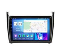 YFYANFEI 9" Android 15 Autoradio carplay Voiture Multimédia pour VW Volkswagen Polo 5 Sedan 2013, Charge de la Navigation GPS Bluetooth Soutient WiFi FM/AM Commande Au Volant,8 Core 4G+WiFi 12G+256G