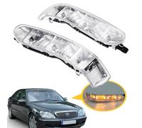 YFYANFEI Gauche Droite Indicateur de Rétroviseur pour Mercedes-Benz W220 W215 S CL Class CL500, Clignotants Remplacement, Y Compris Les Lentilles D'ampoule, 2208200521 2208200621,Right