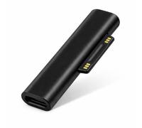 YFYWINSH Adaptateur USB-C vers Surface, connecteur Femelle Type-C vers mâle Surface, 65 W 15 V 3 A, Adaptateur Charge pour Microsoft Surface Pro 9/8/7/6/5/4/3/X, pour Surface Go, Surface Book
