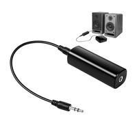 YFYWINSH Isolateur de Bruit Ground Loop Jack 3,5mm, Car Audio, Ground Loop Isolator, pour Autoradio et Système Stéréo Domestique avec Câble Audio 3,5 mm, Anti Grésillement Plug and Play