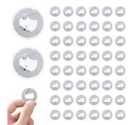 YFYWINSH Ntag216 - Lot de 50 autocollants NFC - Réinscriptibles - Programmables - Mémoire de 888 octets - Pour Apple iPhone iOS Android - Pour appareils compatibles NFC