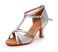 YFZHF Femmes Latine Salsa Bachata Chaussures de Danse Semelle en Daim Mariage Performance Pratique Chaussures de Danse