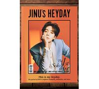 YG Kim Jin WOO Winner - JINU’s Heyday [Random ver.] CD+128p Photobook+48p Bonus Book+5Photocards+on Pack Poster+Sticker+Authentication Card+Double Side Extra Photocards Set
