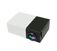 YG300 400LM Portable Mini Home Cinéma LED Projecteur avec télécommande, support HDMI, AV, SD, interfaces USB (jaune)