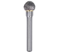YG8 Alloy Ball Burr File | Double Cut Carving Bit for Metal/Wood/Jewelry | Enhanced Accuracy Tool for Welding, Chamfering & Engraving | Model DX1210