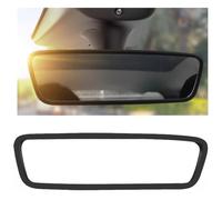 Ygapuzi Cadre de protection pour rétroviseur de voiture, coque de protection en silicone compatible avec modèle 3 modèle Y, accessoires de voiture mignons (noir)