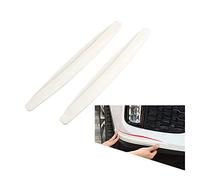 Ygapuzi Protecteur de Pare-Chocs Avant arrière pour Voiture, Protection d'angle, Bandes de Caoutchouc Anti-Collision, revêtement d'habillage Anti-Rayures pour Voitures SUV, camions, Lot de 2 (Blanc)