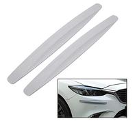 Ygapuzi Protecteur de Pare-Chocs Avant arrière pour Voiture, Protection d'angle, Bandes de Caoutchouc Anti-Collision, revêtement d'habillage Anti-Rayures pour Voitures SUV, camions, Lot de 2 (Gris)