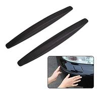 Ygapuzi Protecteur de Pare-Chocs Avant arrière pour Voiture, Protection d'angle, Bandes de Caoutchouc Anti-Collision, revêtement d'habillage Anti-Rayures pour Voitures SUV, camions, Lot de 2 (Noir)