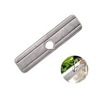 Ygapuzi XL Tapis absorbant en microfibre pour robinet de cuisine, tapis d'évier de cuisine anti-goutte et attrape-éclaboussures avec fermeture à pression, lavable et réutilisable,23x 5,9 pouces (Gris)