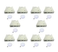 YGBWAOV 10X SFR1M44 U100 USB Floppy Emulateur de Drive Machine ABS pour L'Industrie