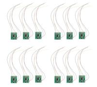 YGBWAOV 12 Pièces Ho N Modèle à L'Échelle Carte de Circuit Électrique Feu de Signalisation Modèle Ho Échelle Train Miniatures Ferroviaires