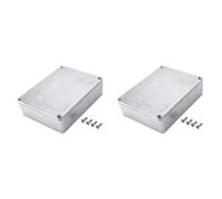 YGBWAOV 2 Pc Pédale D'Effets Guitare en Aluminium Boîte à Pédale Boîtier pour Kit de Pédale de Guitare DIY 1590BB