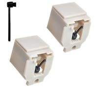 YGBWAOV 2 Pièces Accessoires de Remplacement Stylet ATN3600L Aiguille de Lecteur de Disque Vinyle pour Platine Vinyle AT-LP60 Phonographe Platenspeler Lecteur de Disques