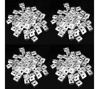 YGBWAOV 200 Pcs M5 T Ecrou Coulissant Zingue Acier Au T Ecrou Coulissant pour Profil En Aluminium 2020
