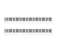 YGBWAOV 2X 88 Clavier de Clavier de Pratique et Tableau de Notes pour les Touches Du Piano, Guide D'Aide à L'Enseignement pour les Élèves Débutants
