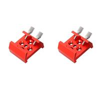 YGBWAOV 2X Base de Recherche de TéLescope Rainure en Queue d'aronde Base de Modification de Filetage 1/4 Accessoires de de TéLescope Astronomique Rouge