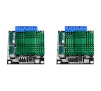 YGBWAOV 2X DC 9V-30V 60A 2 Voies PWM DC Motor Driver Module Contrôleur de Vitesse Pont en H Haute Puissance Vitesse/Réglable