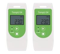 YGBWAOV 2X TempU04 Enregistreur de DonnéEs de TempéRature USB avec Capacité de 32 000 Points Enregistreur de DonnéEs TEMP RéUtilisable 30% de RéDuction