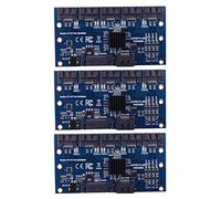 YGBWAOV 3X Carte Principale de Carte de RÉGulateur Carte D'Extension Sata Multiplicateur Sata3.0 6 Gbps de 1 À 5 Ports Adaptateur de Carte de de Port Sata pour Ordinateur