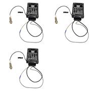 YGBWAOV 3X Ramasser de Guitare Prefix Plus-T Préampli Intégré Matrix Pickup EQ Acoustique Égaliseur avec Accordeur Soft Piezo
