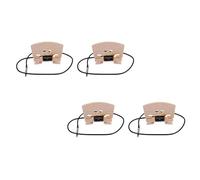 YGBWAOV 4 Pièces Séries Pont de Violon avec Microphone Piézo Monté à L'Intérieur pour Le Remplacement des Pièces de Violon électrique 4/4 Pleine Grandeur