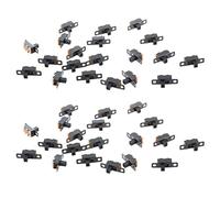 YGBWAOV 40X Noir Mini Taille SPDT Commutateur A Glissiere