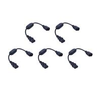 YGBWAOV 5X Special PDU Câble de Cordon d'alimentation, Iec 320 C14 à C13 avec Interrupteur Marche/Arrêt 30Cm Noir
