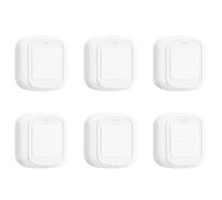 YGBWAOV 6X Commutateur de Scène avec Bouton WiFi Tuya, Interrupteur Mural Intelligent Sans, Faible Consommation D'Énergie, Pas de Câblage pour Exécuter un Seul
