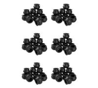 YGBWAOV 72 Pièces Mini Chaudron Noir avec Poignée Mini Chaudron de Sorcière d'halloween Pot de Bonbons pour Halloween