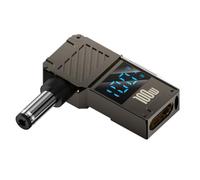 YGBWAOV Adaptateur d'alimentation pour Ordinateur Portable, Écran LED Intelligent, Sortie 100 W, Charge PD 20 V 5 A, Entrée USB-C 65 W, Type C, Jack DC 5,5 X 2,1 Mm