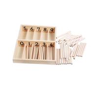 YGBWAOV Boîte de Broche Enfants Développement Précoce Bâtons de Comptage Garçons Filles Comptage Professionnel Outil d'apprentissage Précoce Mathématiques