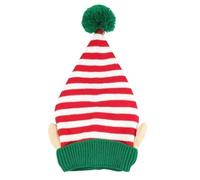 YGBWAOV Bonnet de Noël Rayé pour Adultes avec Oreilles, Style de Noël, Idéal pour S'Amuser en Extérieur, Faire du Cosplay ou Les Fêtes de Fin D'Année B