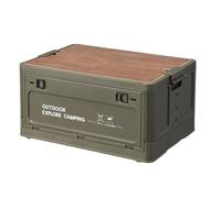 YGBWAOV Camping en Plein Air Table Touristique Pliante Boîte de Rangement de Voiture Boîte de Rangement de Voyage en Plein Air Équipement de Camping Vert, M